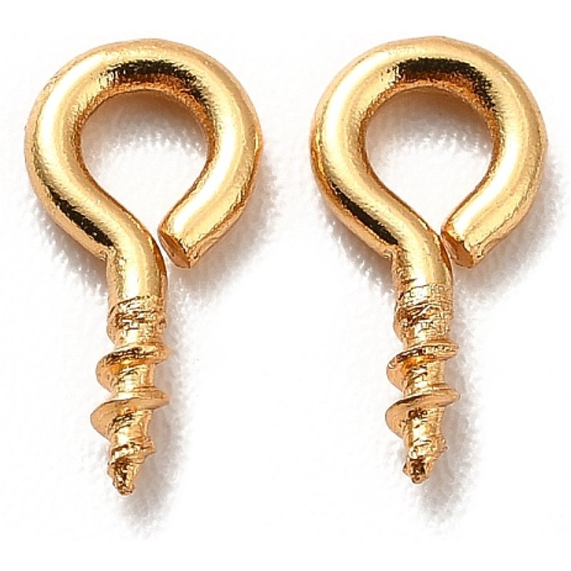 Bails à vis en acier inoxydable 304 pour perles à demi percées — Accessoires pour bijoux