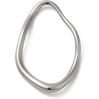 Non-Tarnish 304 Stainless Steel Linking Rings, Irregular Oval