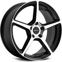 Motiv 433MB Blade Machined Black 17x7.5 Rims 5x114.3 Bolt Pattern — Wheels & Rims