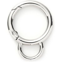 Alloy Spring Gate Rings, Gourd, Platinum, 5 Gauge