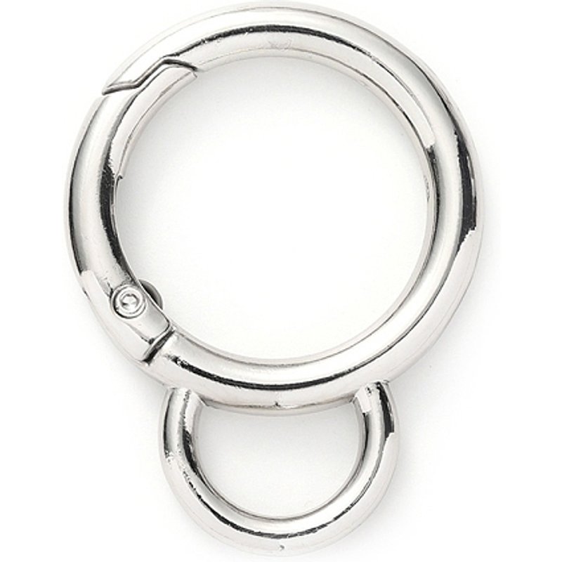 Anneaux à ressort en alliage, forme de gourde, platine, 5 Gauge — Accessoires pour bijoux