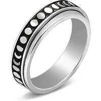 Non-Tarnish Stainless Steel Rotating Fidget Spinner Ring, Size 10