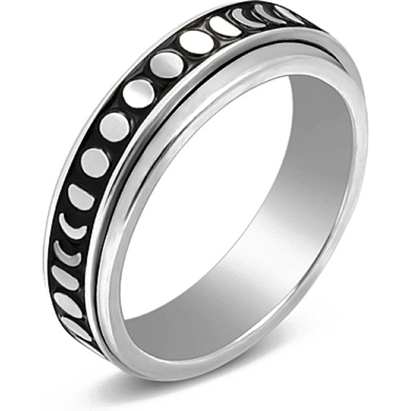 Bague Rotative en Acier Inoxydable Non-Tarnissable, Taille 10 — Bijoux fantaisie