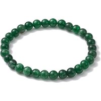 Natural Emerald Beaded Bracelet with 5.3cm Inner Diameter