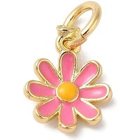 Charms en Émail en Laiton avec Anneau de Saut, Plaqué Or 18K — Breloques et pendentifs