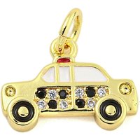 Pendentif en Zircon Cubique Micro Pave de Rack Plating, Charm Voiture — Breloques et pendentifs