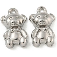 Breloques en acier inoxydable 304 non ternissables, ours — Breloques et pendentifs