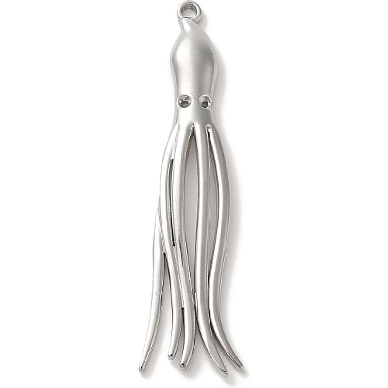 Pendentif en acier inoxydable 304, charme pieuvre — Breloques et pendentifs