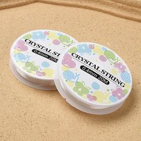 Fil Élastique Cristal Rond pour Création de Bijoux, Transparent
