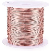 Fil de cuivre pour perles, 24 gauge, 75.45 pieds, or rose