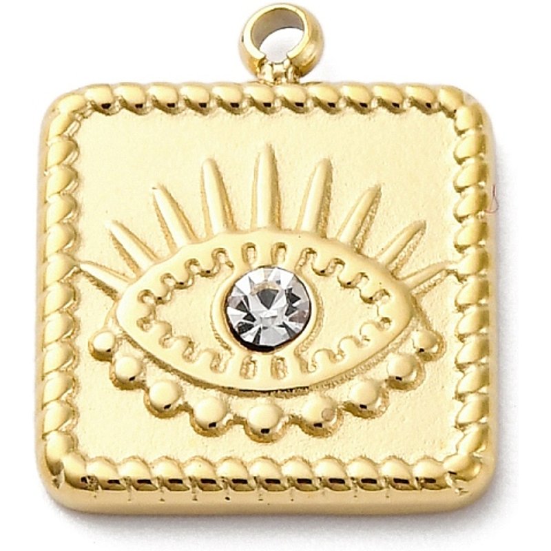 Pendentifs Œil Malin en Acier Inoxydable 304 avec Plaquage PVD — Breloques et pendentifs