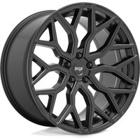Niche M261 Mazzanti Matte Black Wheels - 20x9 - 5x108 - 38 Offset — Wheels & Rims