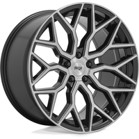 Jantes Niche M262 Mazzanti Noires avec Fini Brossé - 20x9 - 5x112