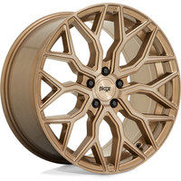 Niche M263 Mazzanti Bronze 20x9 Rims 5x114.3 Bolt Pattern 35 Offset — Wheels & Rims