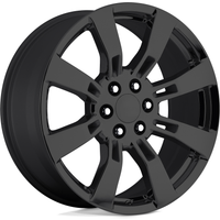 Roues Performance Replicas PR144 Noir Brillant - 22x9 - 6x139.7 — Roues et jantes