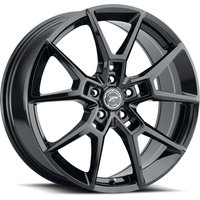 Platinum 462BK Matrix Noir Brillant 17x8 Roues - Motif de boulon 5x100 — Roues et jantes