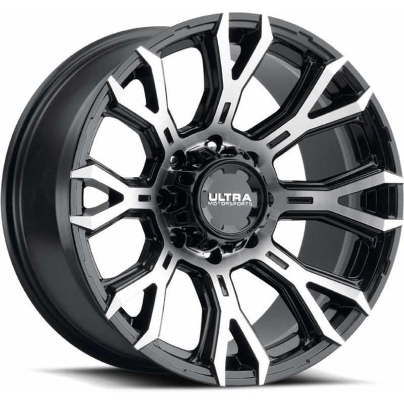 Ultra 123U Scorpion Noir Usiné 17x9 Jantes 8x165.1 — Roues et jantes