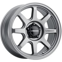 Roues Vision Off Road 351 Flow Gray - 16x8 - Motif de boulonnage 5x114.3