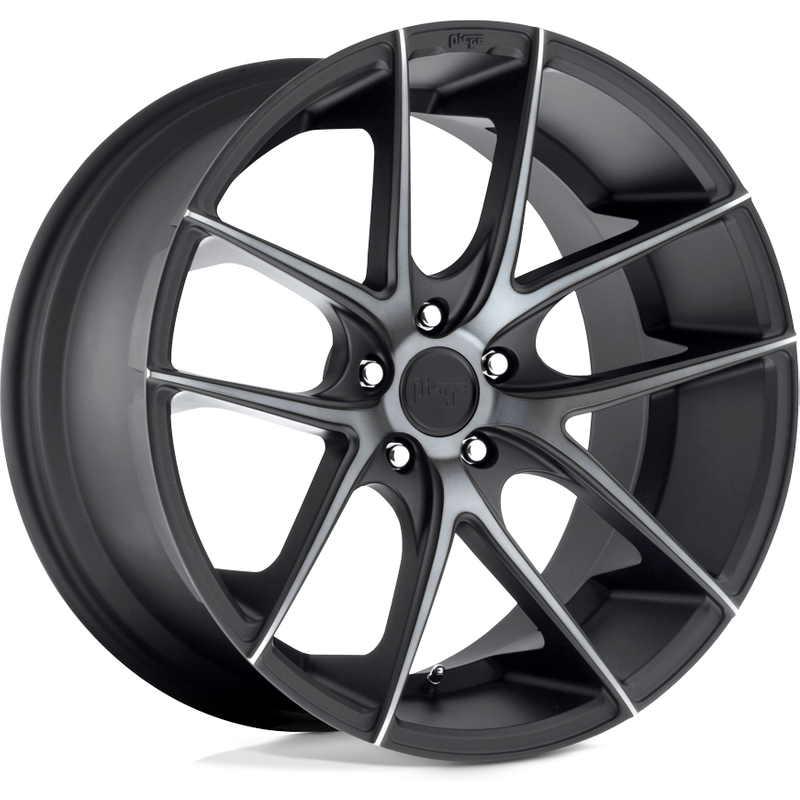 Niche M130 Targa Machined Tinted Wheels - 18x9.5 - 5x120 - 40 Offset — Wheels & Rims