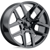 Performance Replicas PR192 Gloss Black Wheels - 22x10 - 5x139.7 — Wheels & Rims