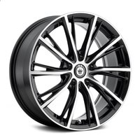 Roues Konig 53MB Impression Noir Usiné 17x7.5 5x114.3 — Roues et jantes
