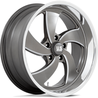 Roues US Mag U133 Desperado Anthracite Milled Lip 22x10.5
