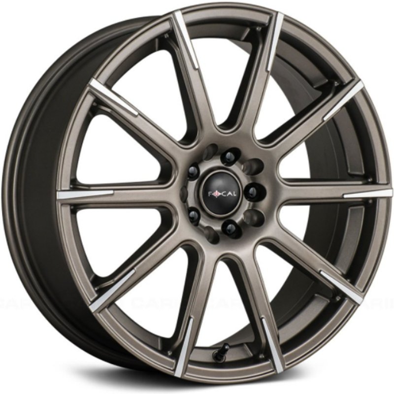 Focal 452BZ F-52 Bronze Wheels - 16x7 - 4x100 Bolt Pattern — Wheels & Rims