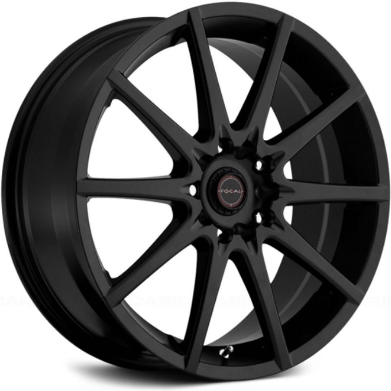 Roues Focal 428SB F-04 Noires - 17x7.5 - Motif de boulons 5x108 — Roues et jantes