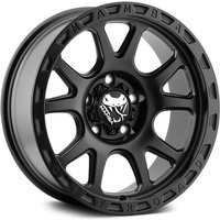 Mamba 599B M27 Noir Jantes 17x9 6x139.7 Motif de Boulon 12 Décalage — Roues et jantes