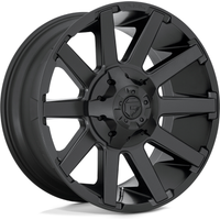 Roues Fuel D437 Contra Satin Black - 18x9 - Motif de boulon 6x135 — Roues et jantes