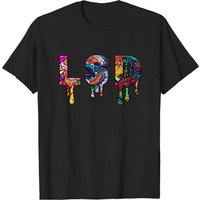 T-shirt pour hommes LSD Colorful Drippy Hallucinations