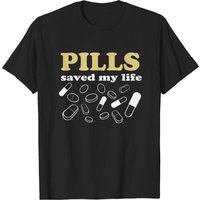 T-shirt pour hommes Pills en noir