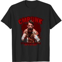 T-shirt pour hommes Cm Punk Straight Edge — T-shirts pour hommes