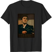 T-shirt noir pour hommes Scarface