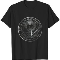 T-shirt pour hommes Federal Bureau Of Control White - Control