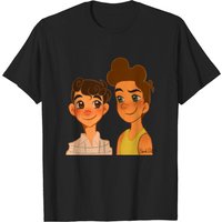 Luca & Alberto - Luca - T-shirt Noir pour Hommes — T-shirts pour hommes