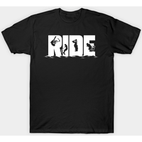 Scooter Rider Stunt Design T-Shirt for Men — Mens T Shirts