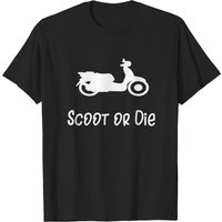 Scoot Or Die Men's T-Shirt in Black
