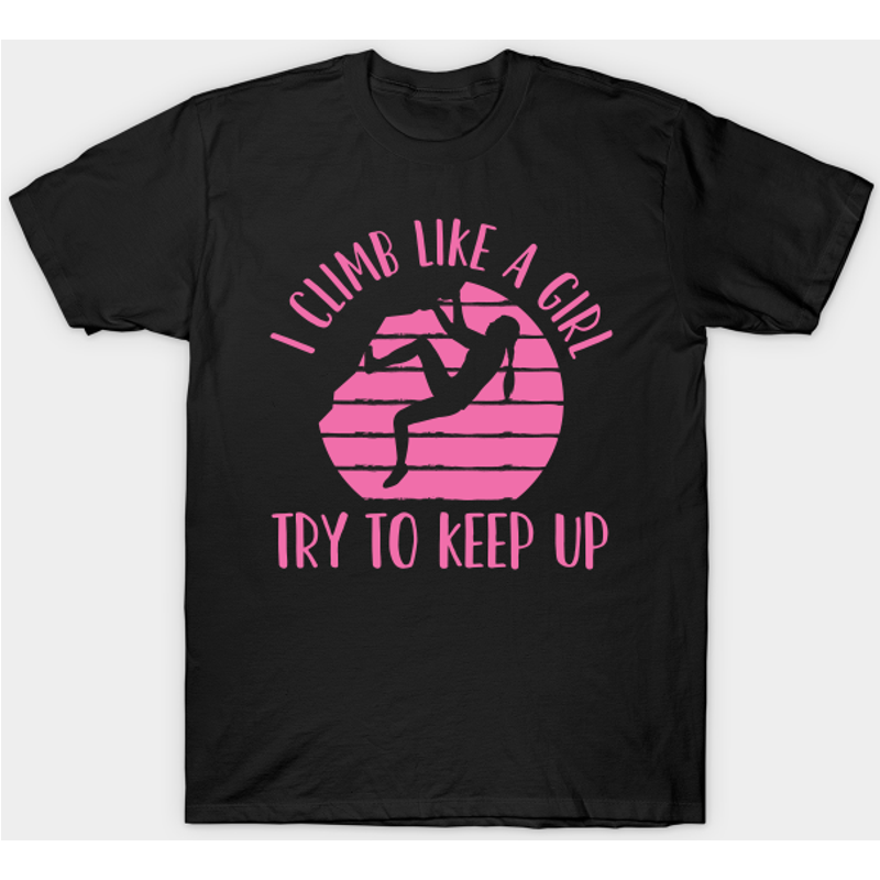 Rock Climbing Bouldering T-Shirt for Men — Mens T Shirts