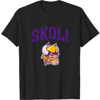 Vintage Style Vikings Skol 3 T-Shirt for Men — Mens T Shirts
