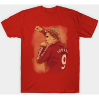 T-shirt pour hommes Fernando Torres Watercolor — T-shirts pour hommes