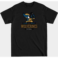 Blue Wolvey Michigan Football T-Shirt for Men — Mens T Shirts