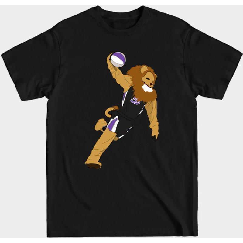 Slamson Basketball T-Shirt for Men in Black — Mens T Shirts