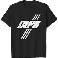 Defunct Washington Dips Soccer T-Shirt for Men Black