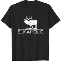 T-shirt Elkaholic Alcohol pour hommes en noir — T-shirts pour hommes