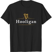 Hooligan Irish Drink Men's T-Shirt in Black