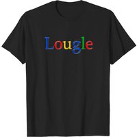 T-shirt Lougle Classic pour hommes en noir