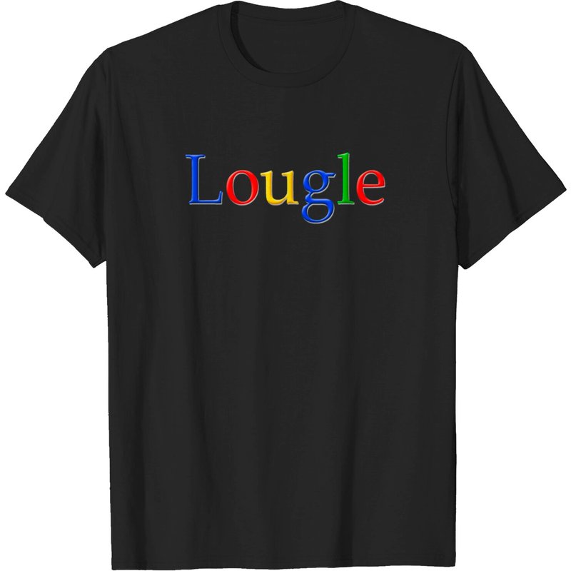 T-shirt Lougle Classic pour hommes en noir — T-shirts pour hommes