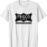 T-shirt Frisco Lines Railroad pour hommes