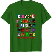 T-shirt pour hommes Pro Wrestling Old School Alphabet — T-shirts pour hommes